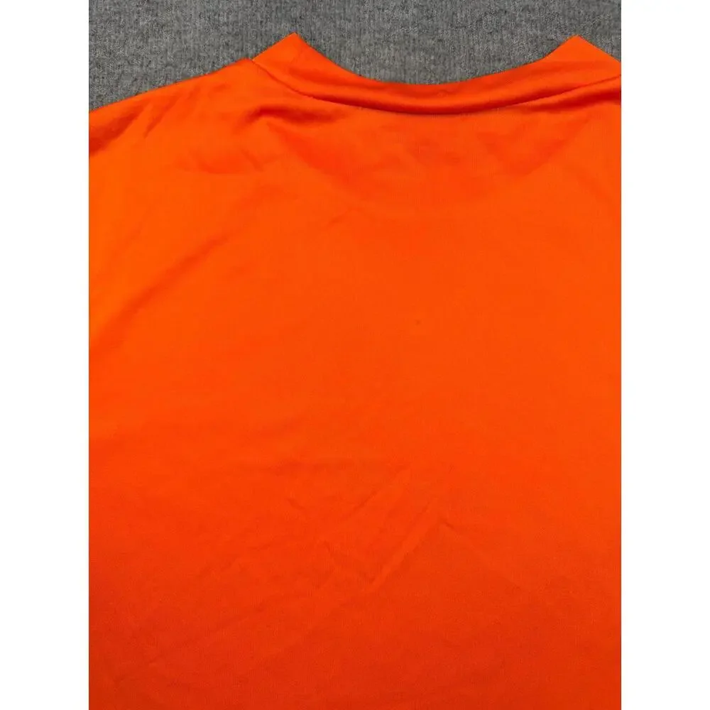 Champion Men's Medium Double Dry Performance T-Shirt Safety Orange Athletic Tee‎ - Picture 4 of 8